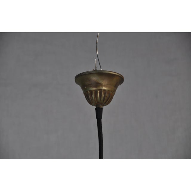Art Deco Golden Ceiling Lamp, 1930s For Sale - Image 10 of 13
