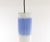 Venini White and Blue Glass Pendant by Massimo Vignelli for Venini, 1950s For Sale - Image 4 of 9