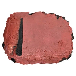 Painted Ceramic Wall Art in Relief by Bram Bogart, 1998 For Sale