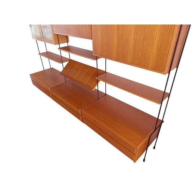 Omnia Wall System in Walnut from Hilker, 1960s For Sale - Image 6 of 11