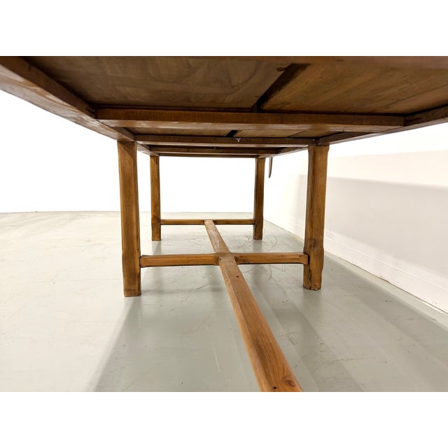 Farmhouse Table in Pine, 1950s For Sale - Image 10 of 18