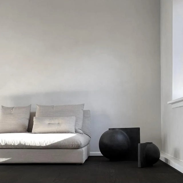 Coffee Offset Vase Big by 101 Copenhagen For Sale - Image 4 of 5