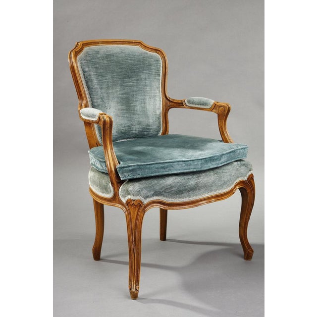 19th Century Louis XV Rococo Armchairs, 1880s, Set of 2 For Sale - Image 6 of 18