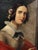 19th Century Italian School Artist, Portrait of a Young Woman, 1850, Oil Painting on Canvas For Sale - Image 5 of 11