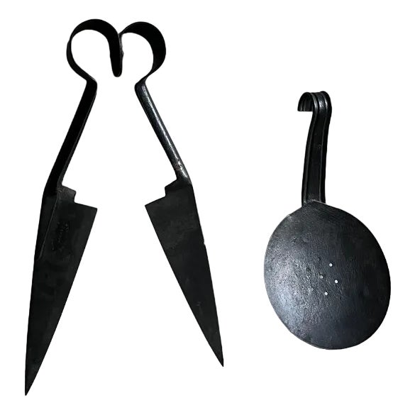 Antique Steel Kitchen Tools, 1890s, Set of 2 For Sale