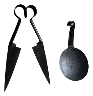 Antique Steel Kitchen Tools, 1890s, Set of 2