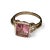 Stunning 14K White Gold Ring featuring a 9x”8 mm emerald-cut amethyst surrounded by 48 brilliant round diamonds (0.17...