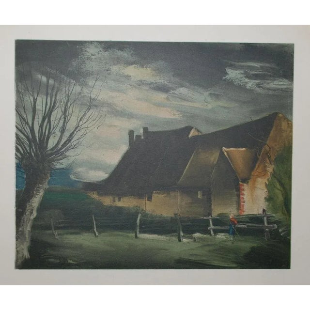 Maurice De Vlaminck (after) - La Haute Folie Lithograph in 15 colors by Charles Sorlier Signed in the plate, limited...