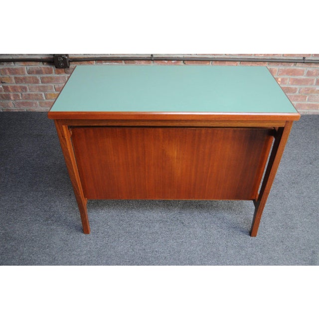 1950s Diminutive Gio Ponti for Schirolli Stained Mahogany and Laminate Writing Table For Sale - Image 5 of 12