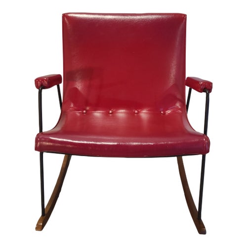 1950s Vintage Scoop Rocker in the Style of Milo Baughman
