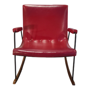 1950s Vintage Scoop Rocker in the Style of Milo Baughman