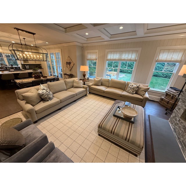 2010s ,Extra Long Hickory Chair Sofa—two Available For Sale - Image 5 of 16