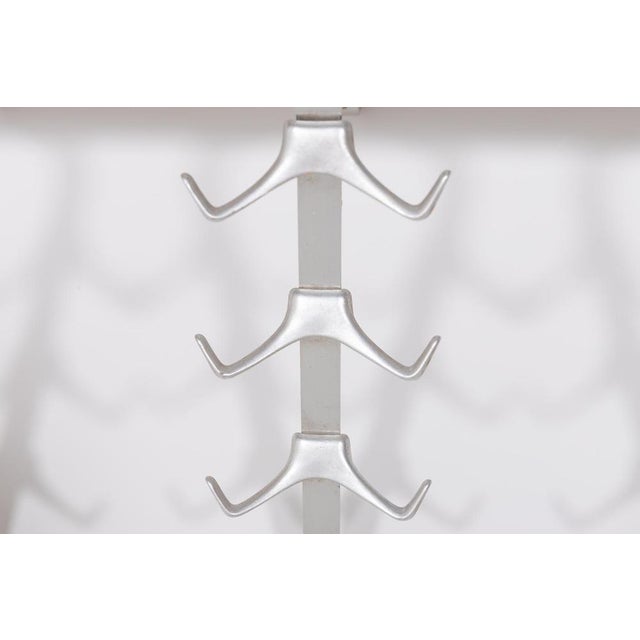 Industrial Wall Coat Rack, Netherlands, 1980s For Sale - Image 4 of 9