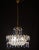 1960s Vintage Emperor Style Chandelier, Blu Murano Drops, 1960s For Sale - Image 5 of 13