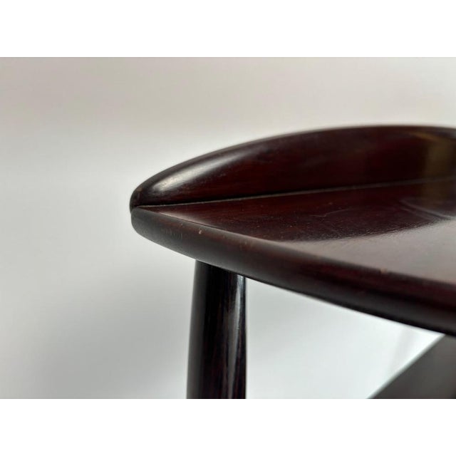 Mid-Century Modern Italian Console Table in Wood and Brass, 1950s For Sale - Image 13 of 16