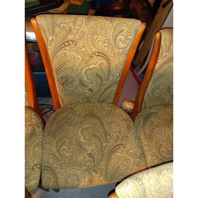 Mid 20th Century Heywood Wakefield Dining Chairs For Sale In Providence - Image 6 of 12