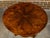 Biedermeier 19th Century Flamed Walnut Pedestal Table with Radiating Motif For Sale - Image 12 of 12