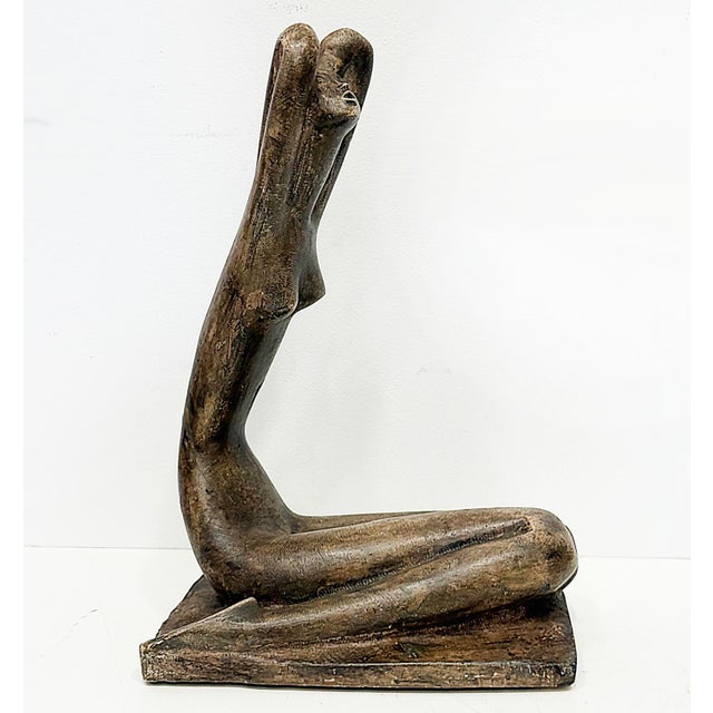 Mid-Century Modern 1970s Chuck Dodson Erotic Nude Sculpture in Plaster Composition For Sale - Image 3 of 6