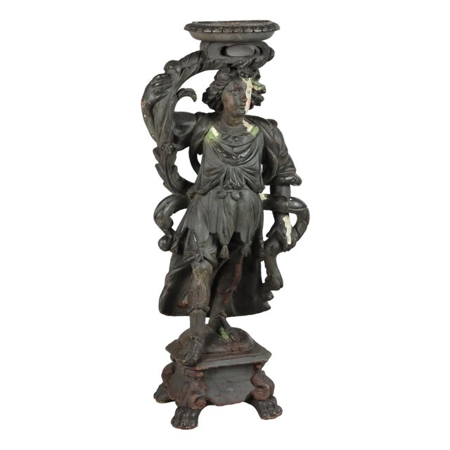 Early 18th Century Sculpture of Angel For Sale