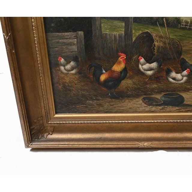Edgar Hunt, Farm Yard, 1980s, Oil For Sale - Image 8 of 9