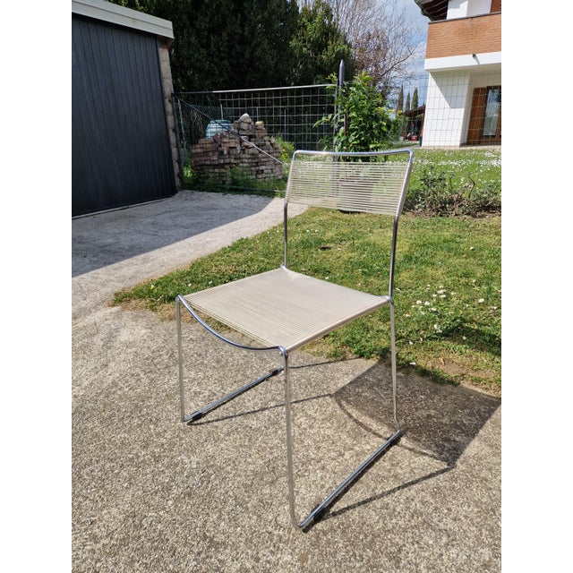 Gray Vintage Spaghetti Chair by Giandomenico Belotti for Alias, 1970s For Sale - Image 8 of 11
