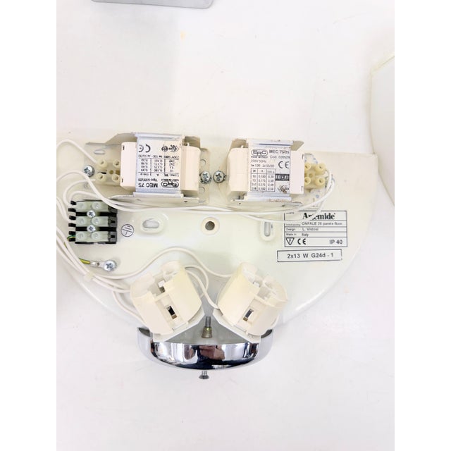 Mid-Century Modern Onfale Wall Lights by Luciano Vistosi for Artemide, 1978, Set of 4 For Sale - Image 3 of 14