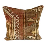 20 x 20 Rug Pillow Whispering Winds Turkish Pillow Cushion Cover For Sale
