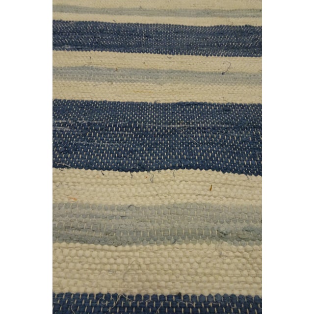 1950s Rag Rug Swedish Mid Century For Sale - Image 5 of 7