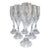1990s Baccarat Massena Champagne Flutes - Set of Six For Sale