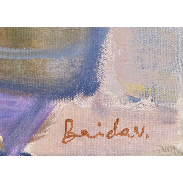 Valery Bayda, Cafe, Nida, 2013, Oil Painting on Canvas, in Very Good conditions. Designed from 2000 This piece has an...