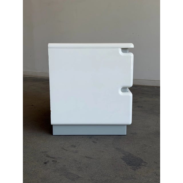 1970s Post Modern Rougier Nightstand, Attributed For Sale - Image 14 of 16