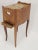18th Century Louis XV Side Table in Oak, Marble, and Walnut For Sale - Image 4 of 10