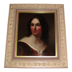 Antique Old Master Italian School Oil on Canvas Painting 19th Century