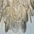 Eicholtz, Modern, Art Deco Style, Chandelier, Brass, Smoked Glass, 2010s For Sale - Image 4 of 9