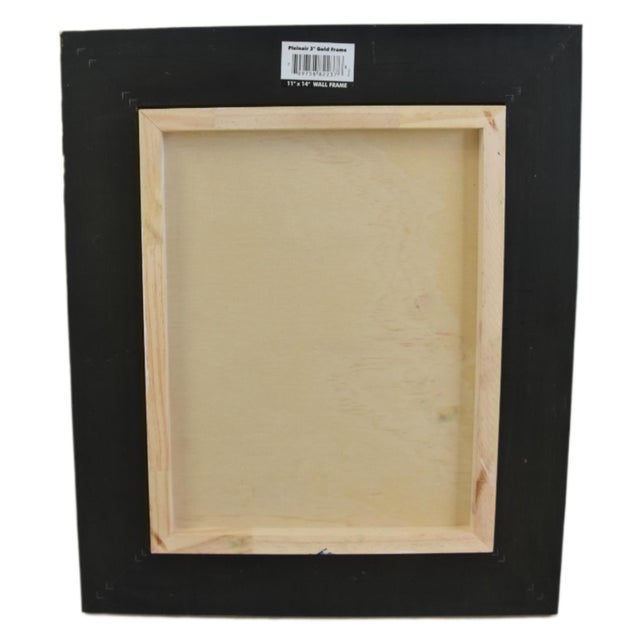 Parisian Expressionism Woman Painting by Ruth Arnez Including the Antiqued Gold Wood Frame For Sale - Image 4 of 5