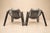 Pair of Organic-shaped Iron Armchairs with Bouclé Upholstery, Brazil, 1950s – Lot 677B For Sale - Image 10 of 18