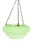 A wonderful Art Deco lime green glass Plafonnier or ‘fly catcher’. Featuring three metal hooks on the rim of the glass...