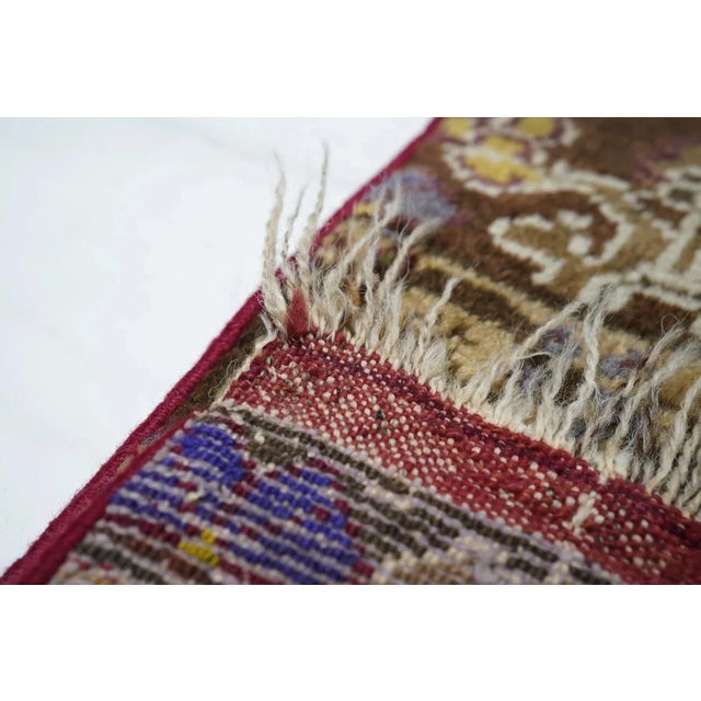 Vintage Turkish Rug 1'8'' x 3'9'' For Sale - Image 11 of 12