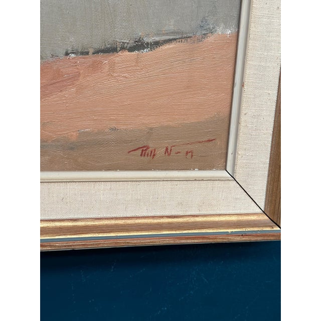 Rolf Norrman, Southern Village Landscape, 1950s, Oil Painting on Canvas, Framed For Sale - Image 8 of 18