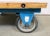 Wood Industrial Blue Coffee Table Cart, 1960s For Sale - Image 7 of 12