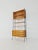 Freestanding string shelf-system unit bookcase Oak & metal by Silverschild Germany, 1950s Measurements: Height : 190 cm...