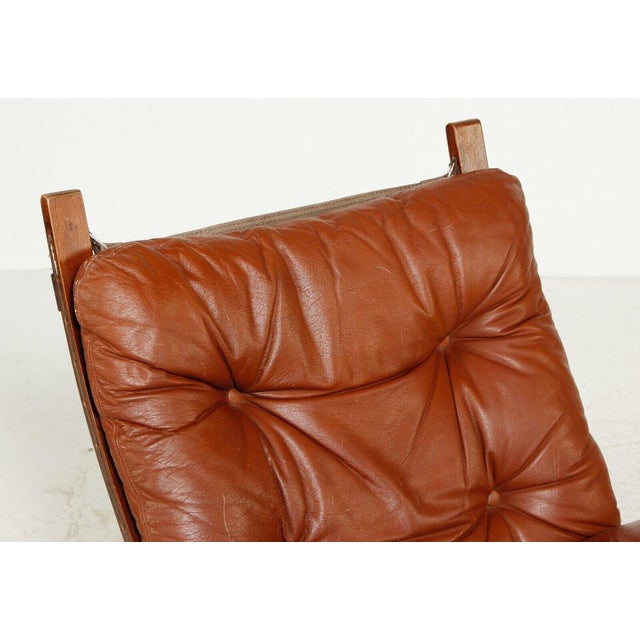 2000 - 2009 Mid-Century Norwegian Siesta Chairs in Leather by Ingmar Relling, Set of 2 For Sale - Image 5 of 6