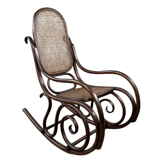Bentwood Rocking Chair, 20th Century For Sale