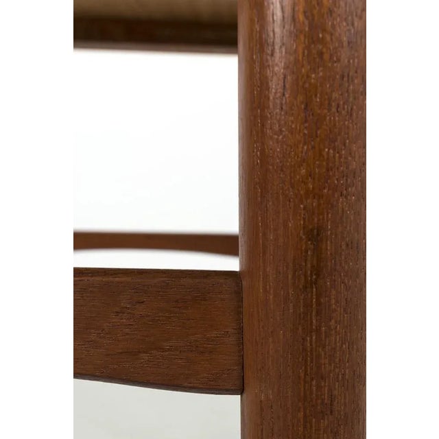 Brown Danish Teak Nesting Tables, Set of 3 For Sale - Image 8 of 11