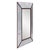 Our Durrango Mirror features a pitched, rectangular frame of galvanized metal. It is then trimmed in hand painted rust...