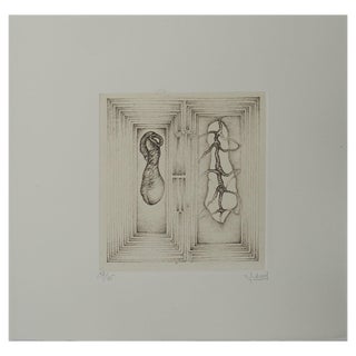 Fred Deux, Double Games, Original Engraving For Sale