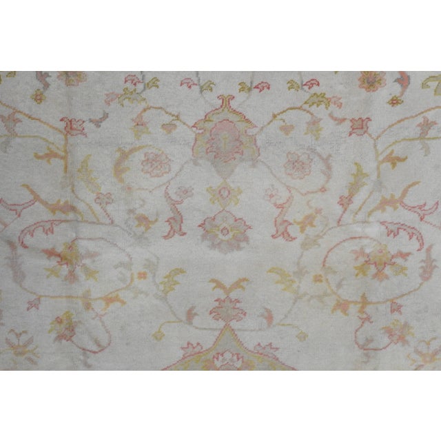 Turkish 19th Century Turkish Oushak Rug For Sale - Image 3 of 10