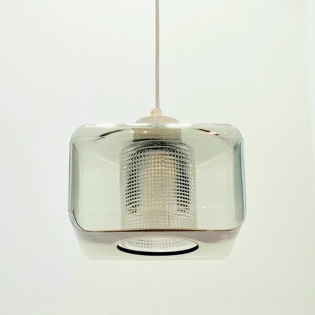 Stunning scandinavian mid-century modern glass pendant/ceiling light by carl fagerlund for orrefors (sweden, 1960s). Light...