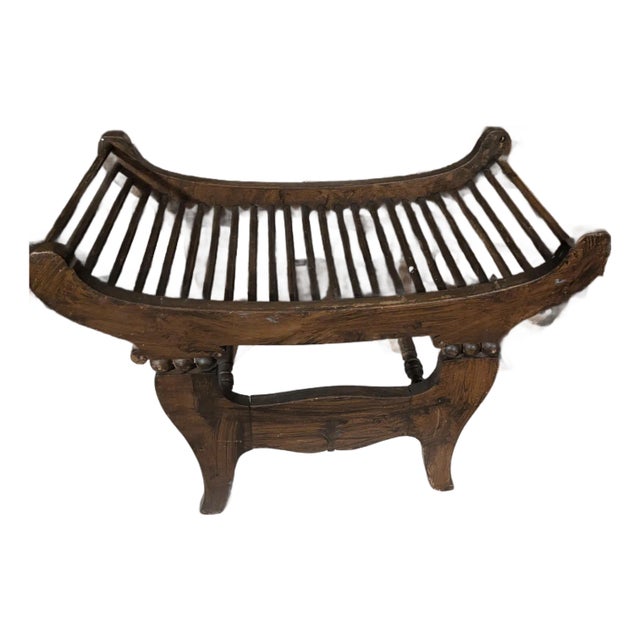 Discover timeless elegance with this Antique Victorian Mohagany Hand Carved Stool. Crafted from rich mahogany, this...