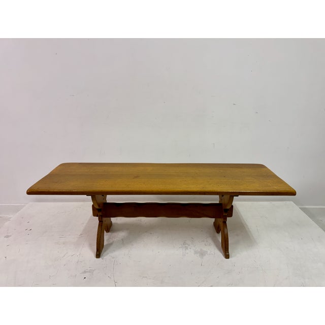 Dutch Oak Coffee Table, 1960s For Sale - Image 11 of 13